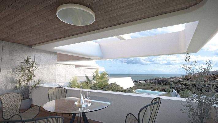 Apartments in a Complex with Swimming Pool in Manilva