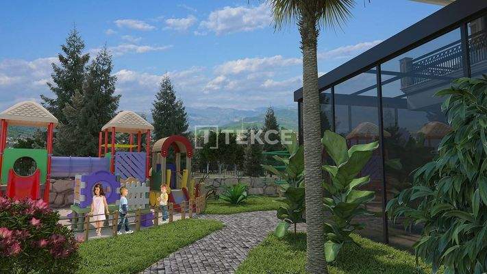 Flats 500 m from the Sea in Alanya Demirtaş