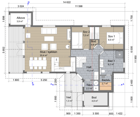 Grundriss Erdgeschoss