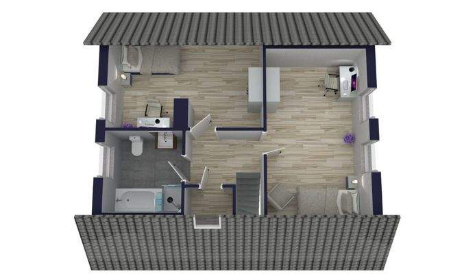 Visualisierung Dachgeschoss