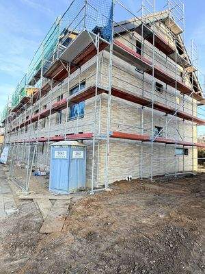 Seitenansicht Haus 1 bis 6