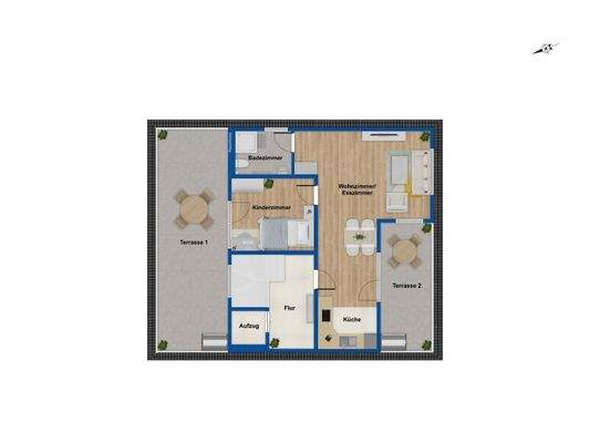 Grundriss Dachgeschoss