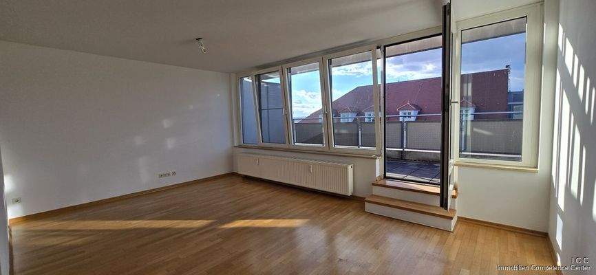 Blick von der PenthouseWohnung auf Dresden