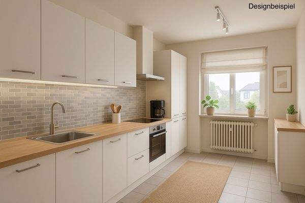 Kellergeschoss Küche - Designbeispiel