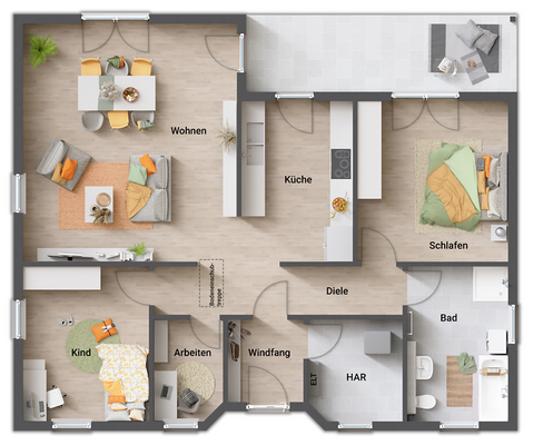 Grundriss-Winkelbungalow-Bungalow-108-Erdgeschoss 