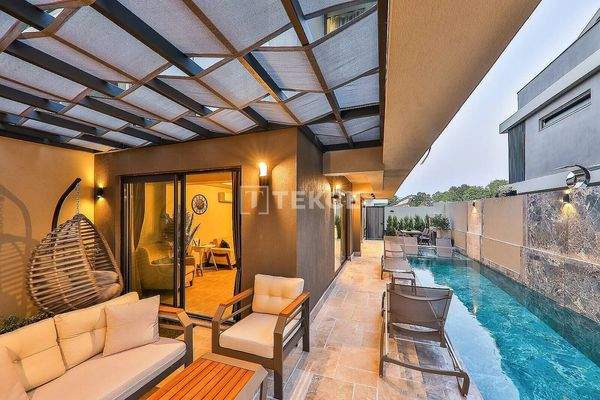 Furnished Villa 900 m from the Sea in Fethiye Muğla