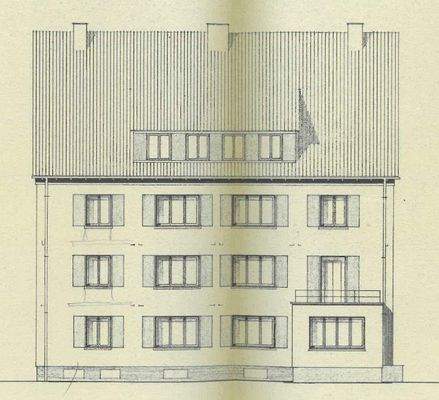 Mehrfamilienhaus - Ansicht West