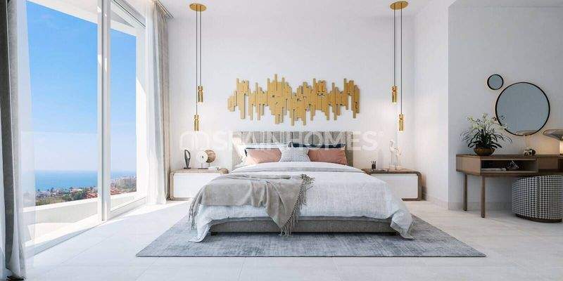 Sea View Apartments with Large Terraces in Mijas