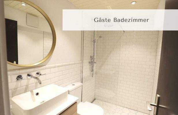Gäste-WC mit Dusche EG