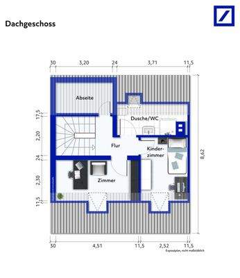 Grundriss - Dachgeschoss