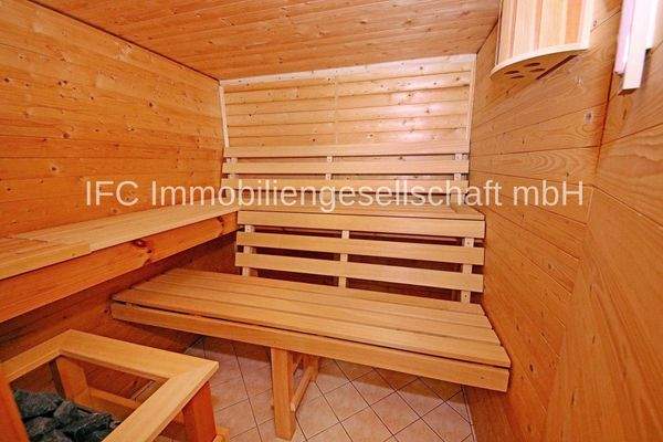 Sauna im UG