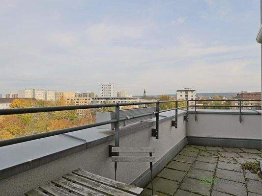 Sitzplatz auf dem Balkon