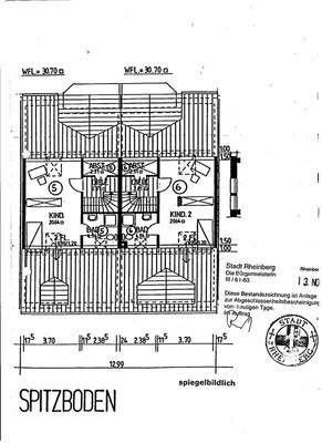 Grundriss DG Spitzboden