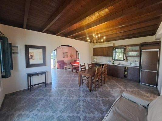 Kreta, Douliana: Charmantes Apartment mit einem Schlafzimmer und atemberaubendem Bergblick