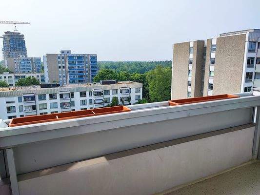Balkon mit Stadtblick