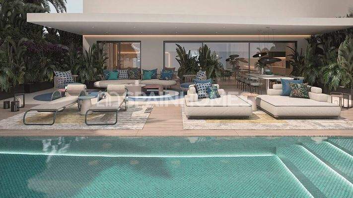 Luxe Beachfront Apartments with Unique Sea View in Marbella