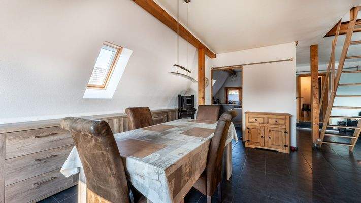 Essbereich im Obergeschoss