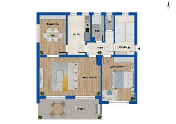 Grundriss - Erdgeschoss