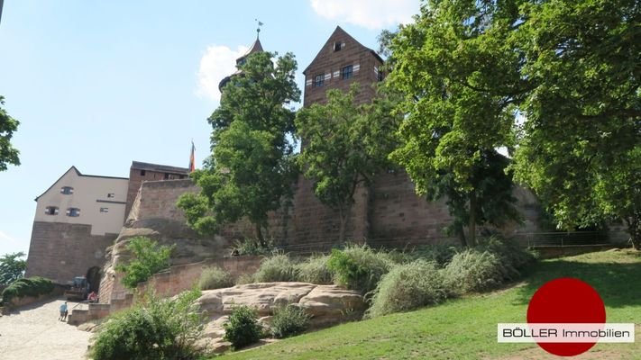 Unterhalb der Kaiserburg