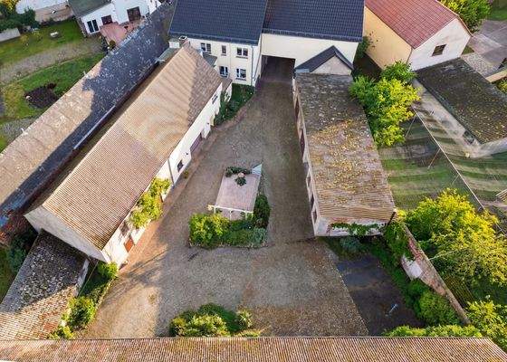 Vogelperspektive Innenhof