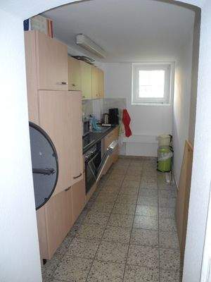 Teeküche im Kellergeschoss