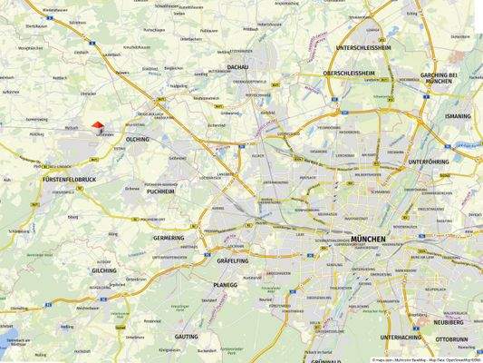 Geolyzer Kartenausschnitt