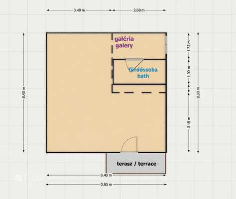 Forest House ground plan with sizes (1)