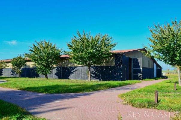 Reithalle (groß) mit Stallgasse  