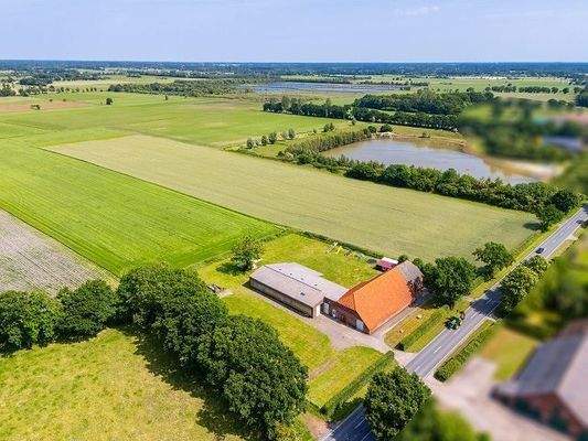 Landschaft, soweit das Auge reicht