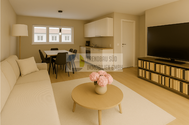 Visualisierung Wohnung 06 Obergeschoss