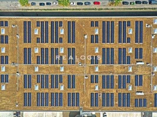 Luftansicht PV-Anlage