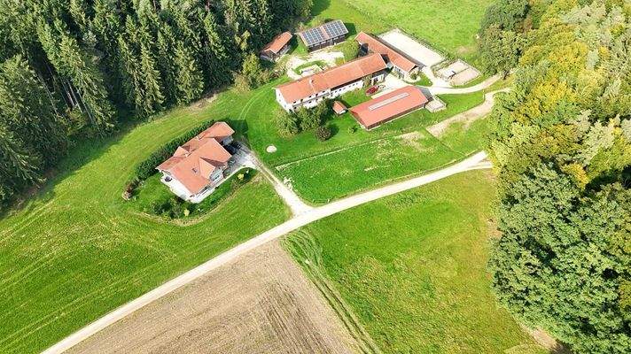 Blick über das Anwesen