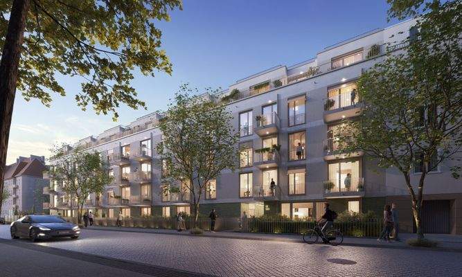 Berkenbrücker Steig - Visualisierung 1 - Abend