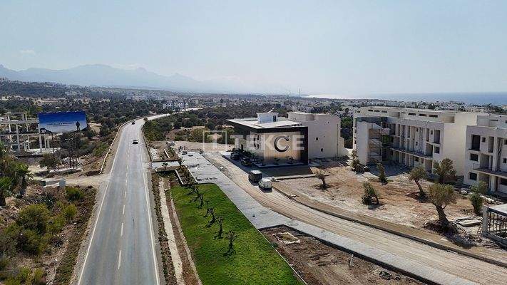 Apartments in a Seafront Complex in Girne Esentepe