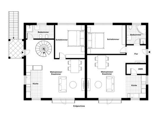 Grundriss Erdgeschoss