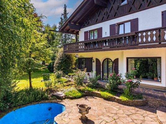 Ostansicht des Hauses