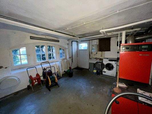 Waschkeller und Heizungsraum