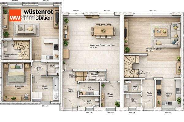 Wählen Sie Ihren Favorit im Erdgeschoss