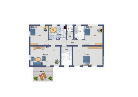 Grundriss Wohnung Nr. 18