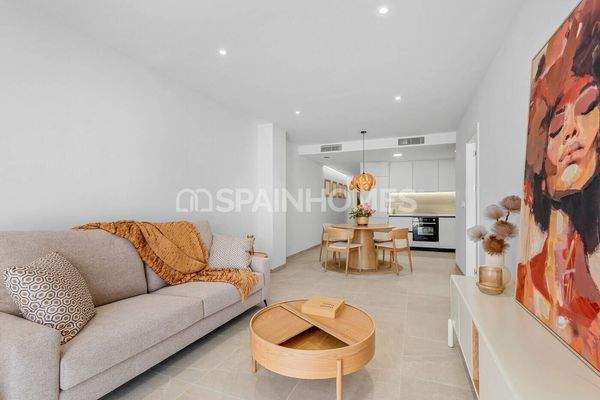 3-Bedroom Apartments with Rooftop Pool in Alicante Jacarilla