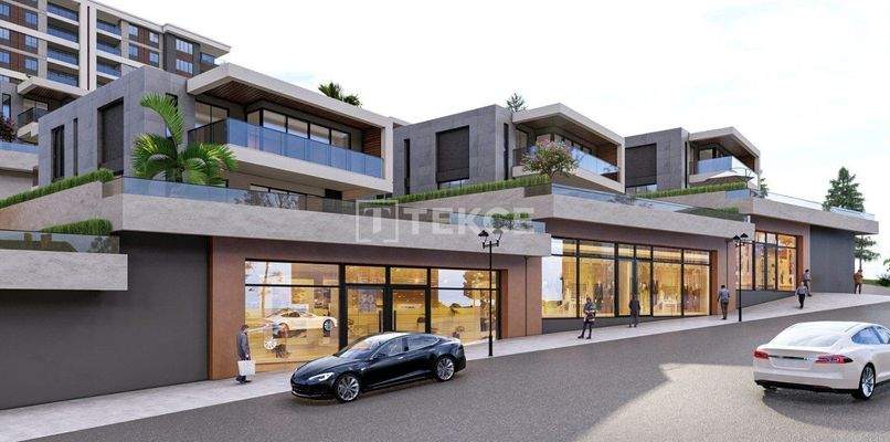 Sea View Houses with Indoor Pool in Yalincak Trabzon