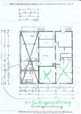 Grundriss Mintarder Weg Souterrain