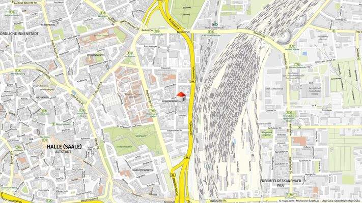 Geolyzer Kartenausschnitt