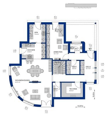 csm Bien-Zenker-Haeuser-Einfamilienhaus-Evolution-163-V3-Grundriss-EG