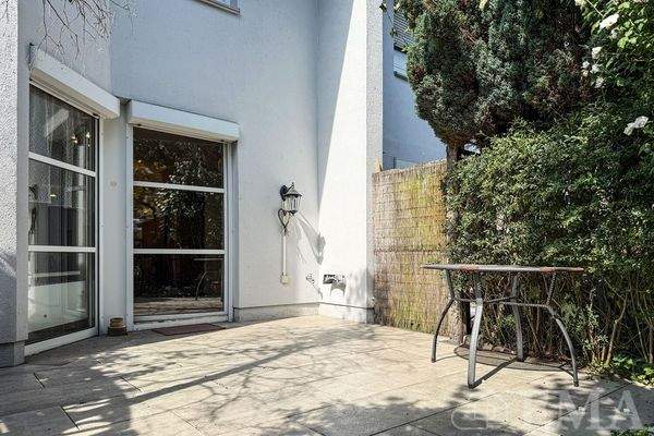 Blick auf die Terrasse