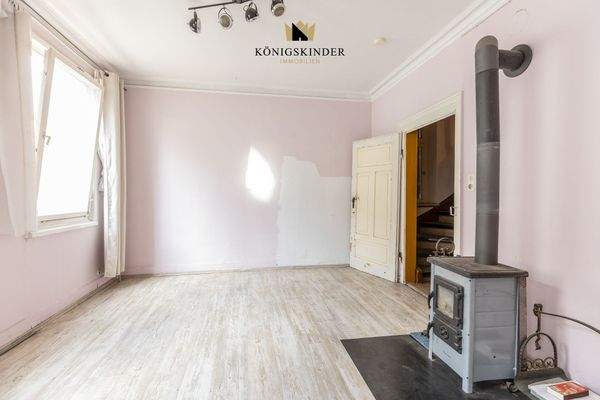 Haus 21 -  Zimmer 1. OG mit Kaminofen