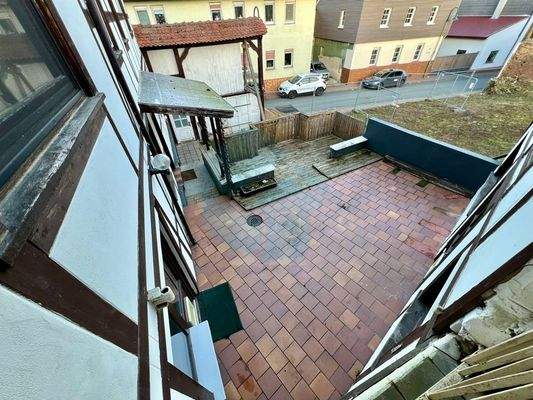 Ansicht zum Innenhof vom OG