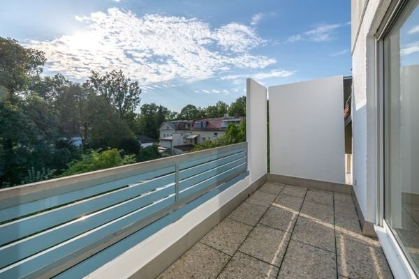 Balkon mit herrlicher Aussicht