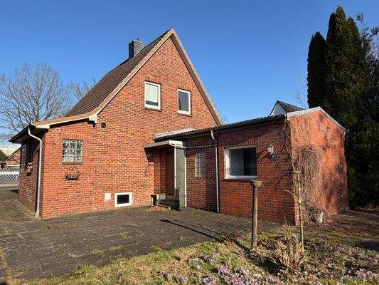 Rückwärtige Hausansicht