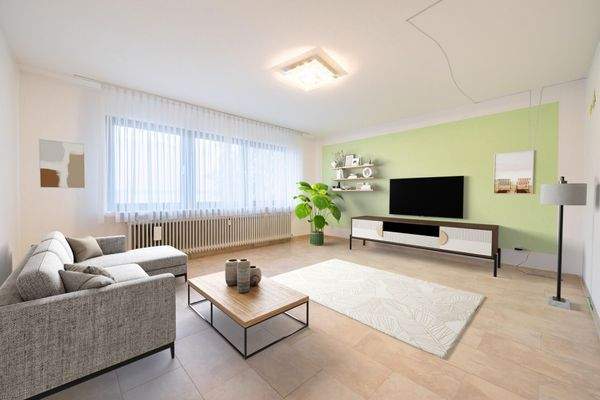 Wohnzimmer visualisiert